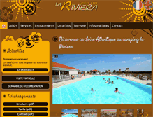 Tablet Screenshot of campinglariviera.com